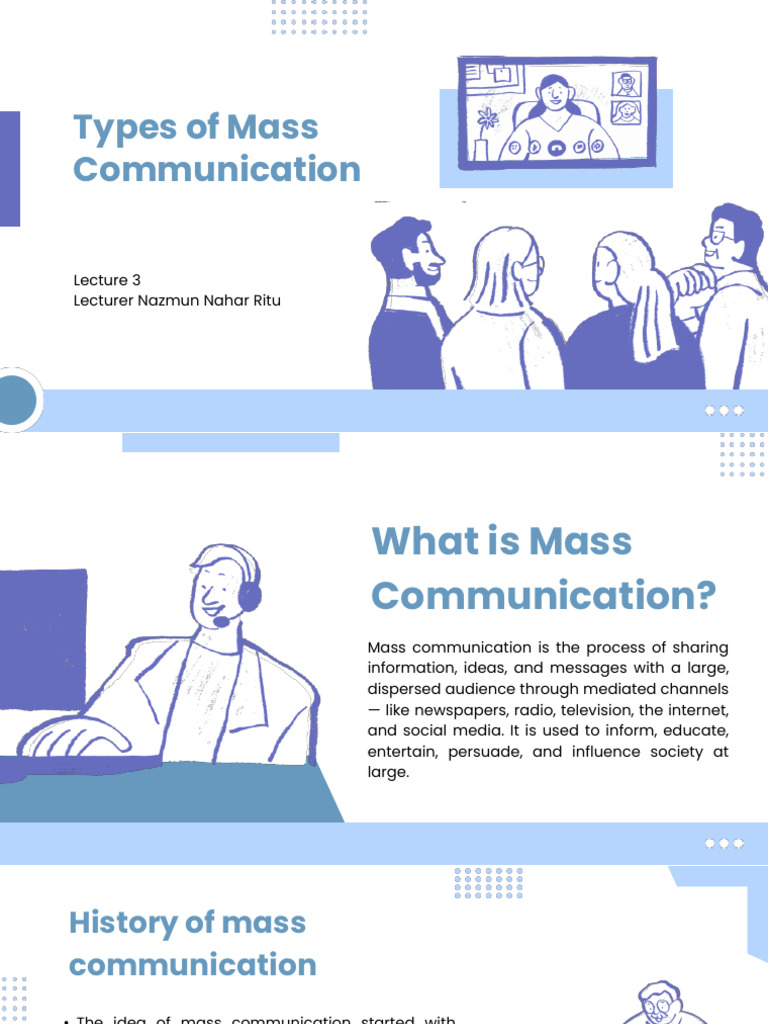 Lecture 3 | PDF | Mass Media | Communication