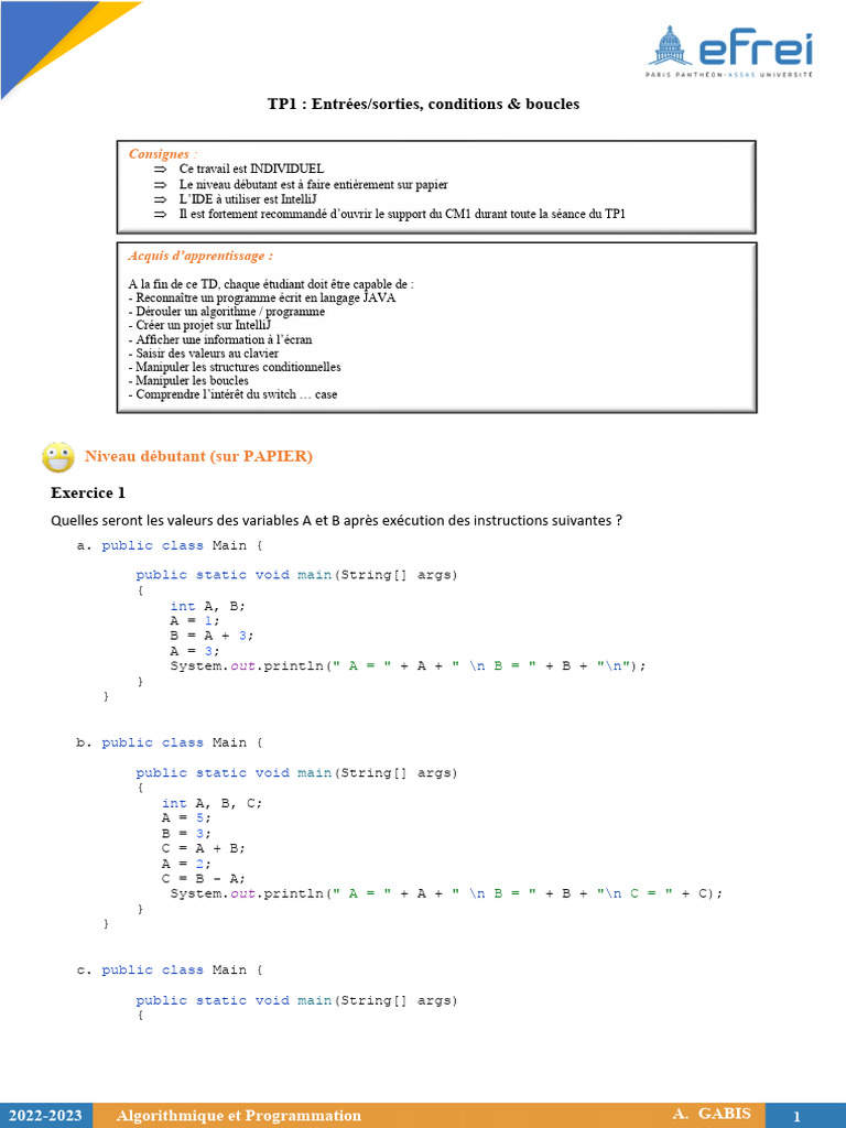 Informatique M1 Information Et Communication | PDF | Structure de ...