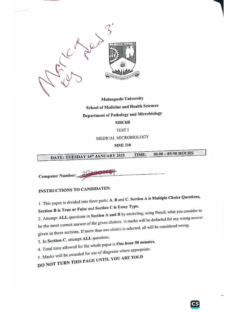 Micro Test 1 2025 | PDF