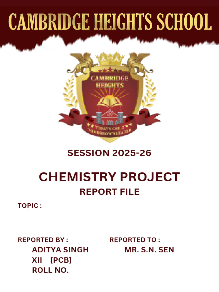 Chemistry File | PDF