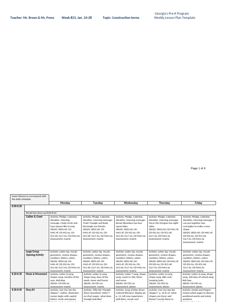 Week 23 | PDF | Shape | Angle