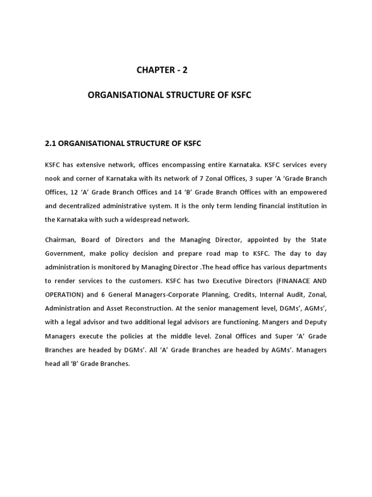 CHAPTER 2 Organisation Structure | PDF | Chief Executive Officer ...