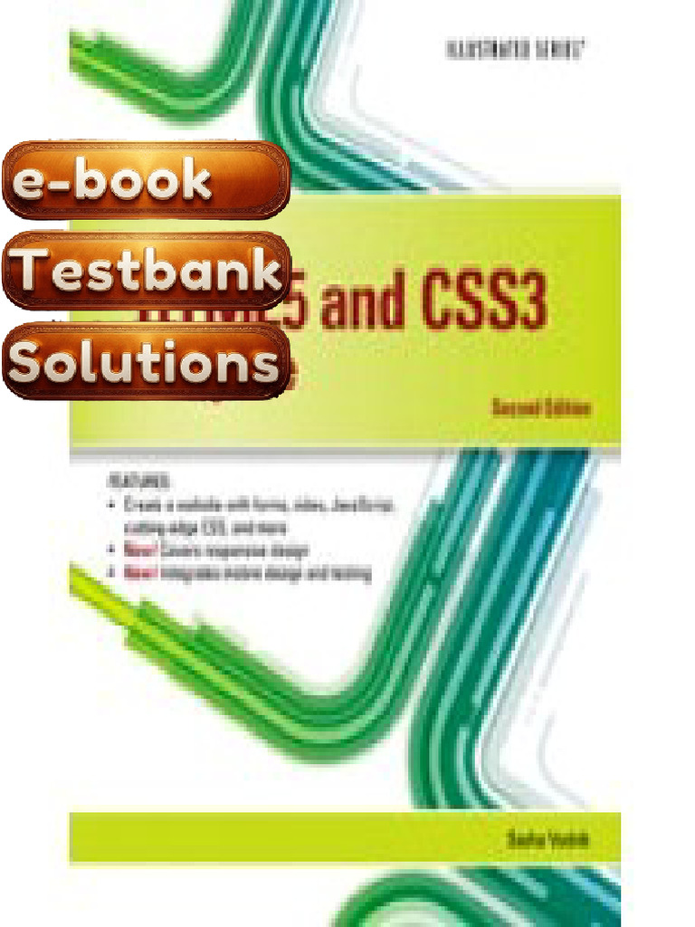 E-Book Testbank For HTML5 and CSS3 Illustrated Complete 2nd Edition ...