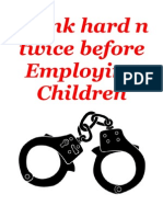 Child Labor is a crime