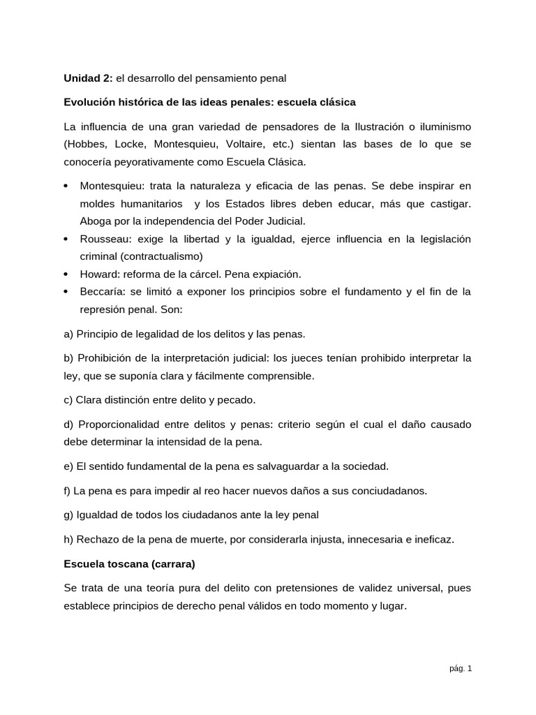 Derecho Penal Unidad 2 (2) | PDF | Derecho penal | Justicia