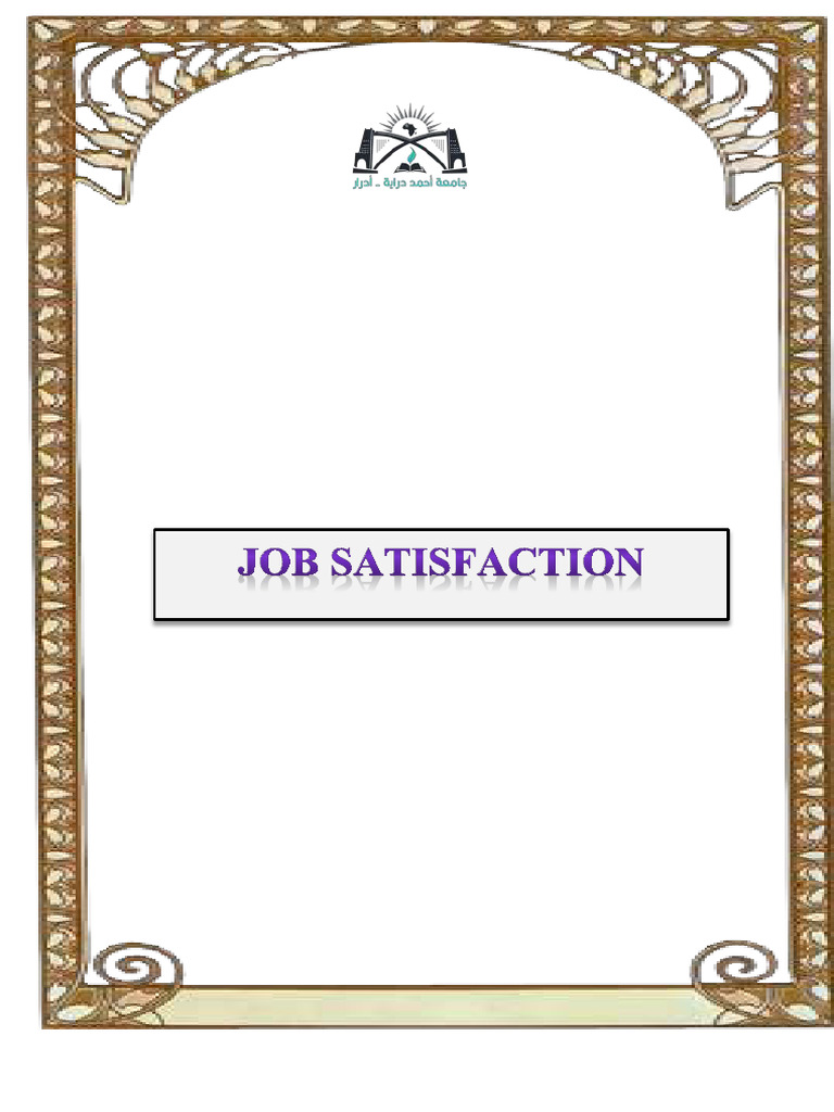 3job Satisfaction Research - Copie | PDF | Job Satisfaction | Leadership
