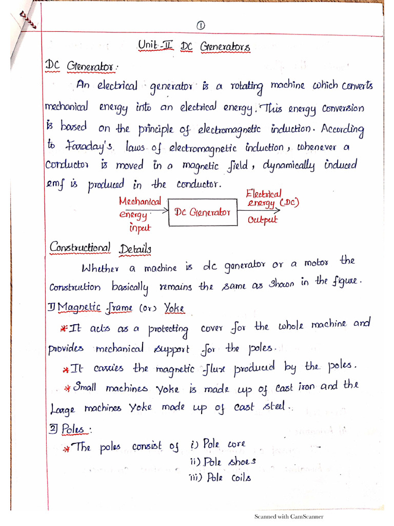 Ee 3303 Unit - 2 (Em-I) | PDF