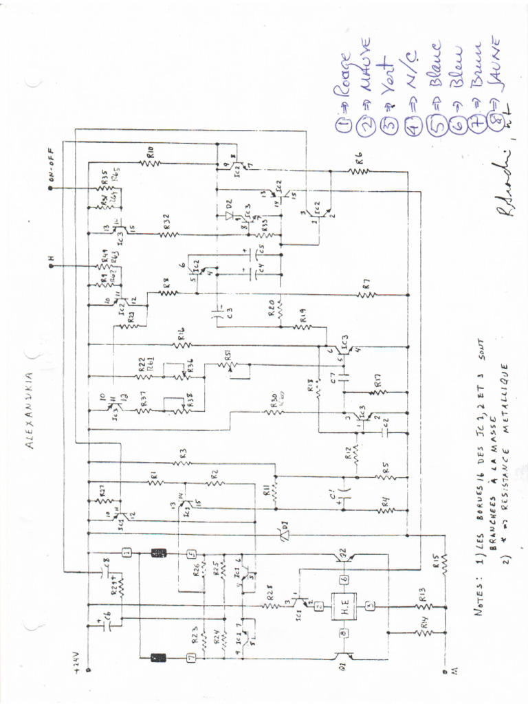 Delphi MkII Drive Electronics Circuit Schematics | PDF