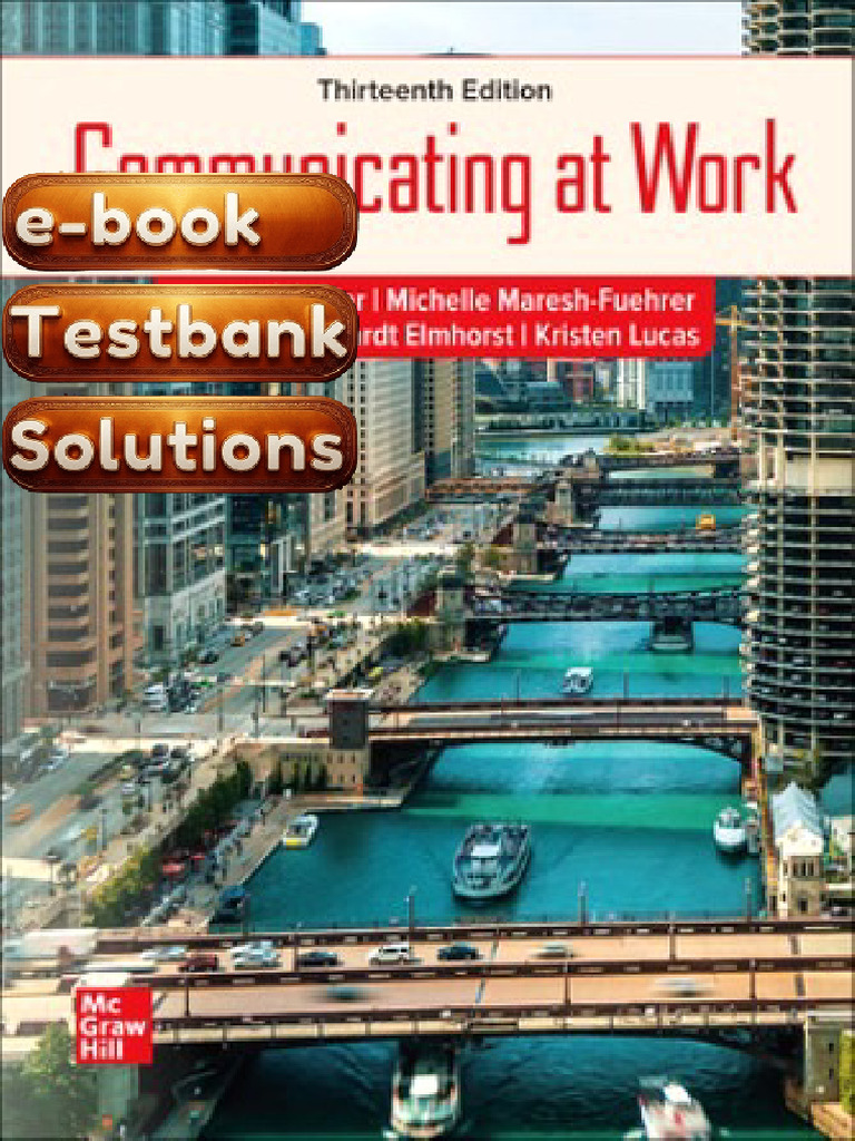 E-Book Testbank For ISE Communicating at Work 13th Edition Adler ...