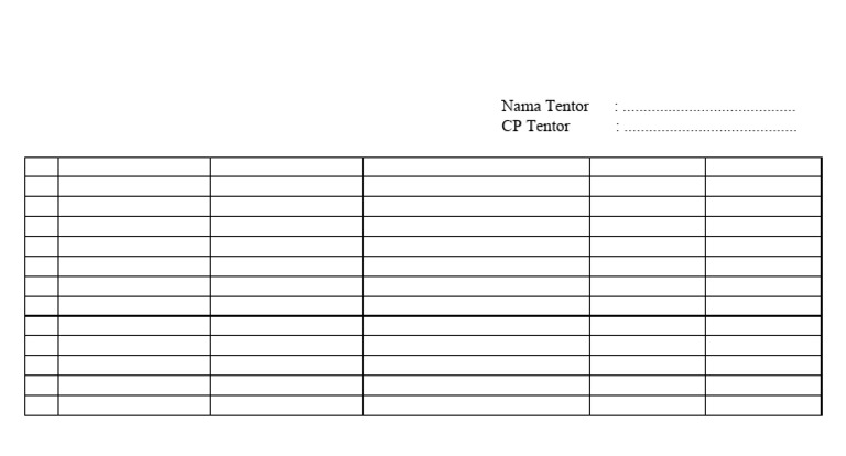 Tabel | PDF