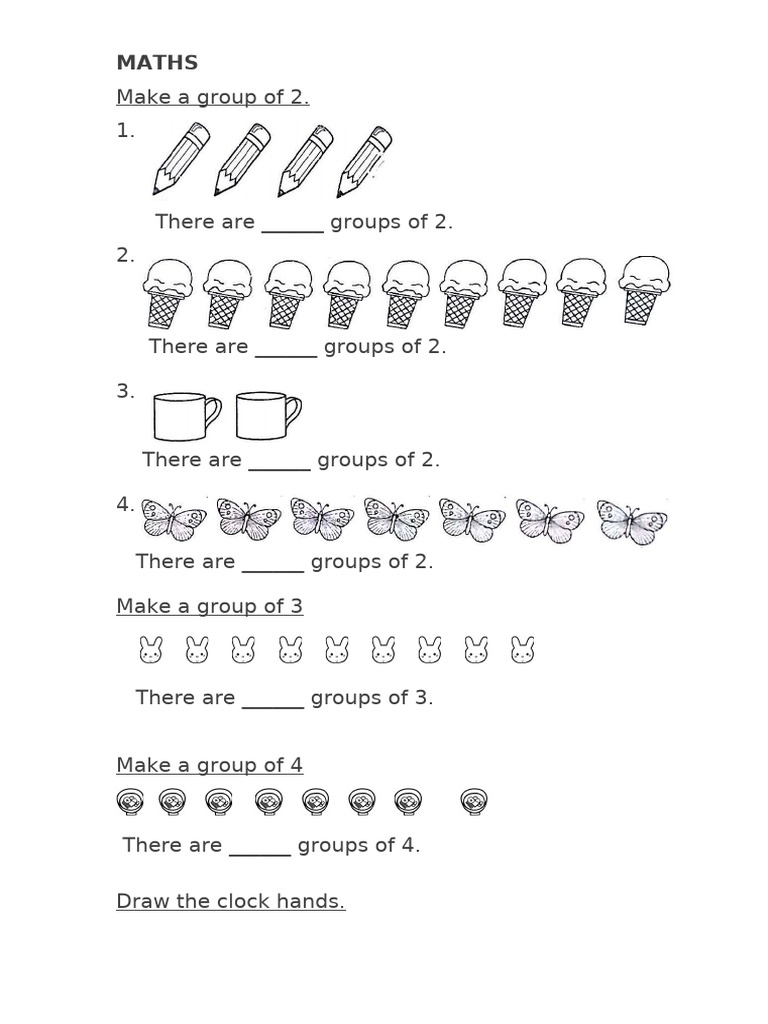 K1 Maths - Grouping | PDF
