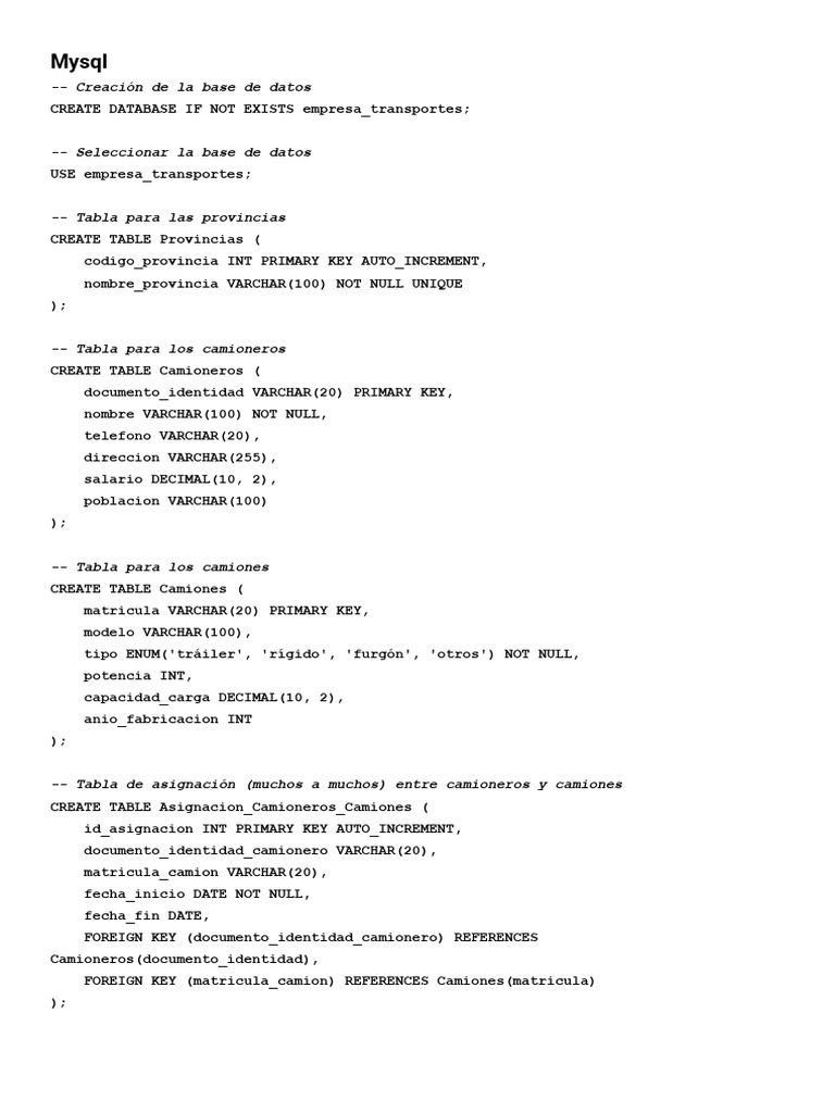Mysql 101017 | PDF | Bases de datos | Software de gestión de datos