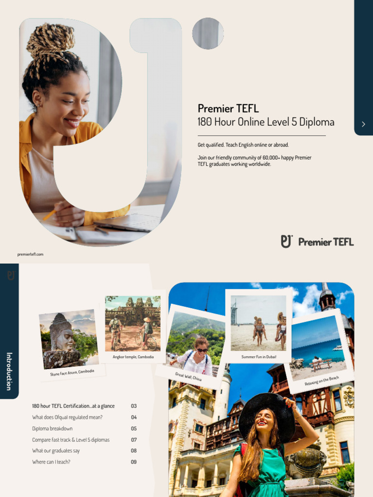 180 Hour Online Level 5 Course Prospectus | PDF | English As A Second ...