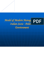 Model of Modern Management in Indian Socio