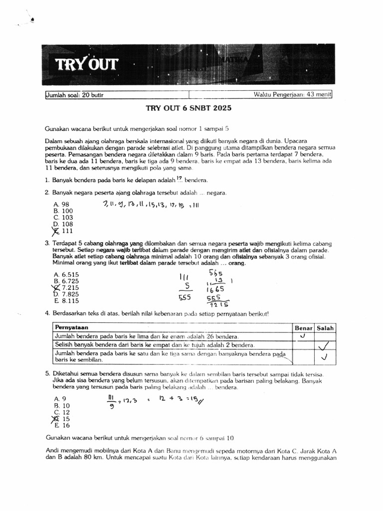 9767 LMT - Soal | PDF