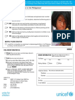 Online Donation Form