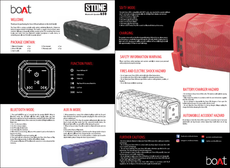 Boatstone 650 Pamphlet | PDF