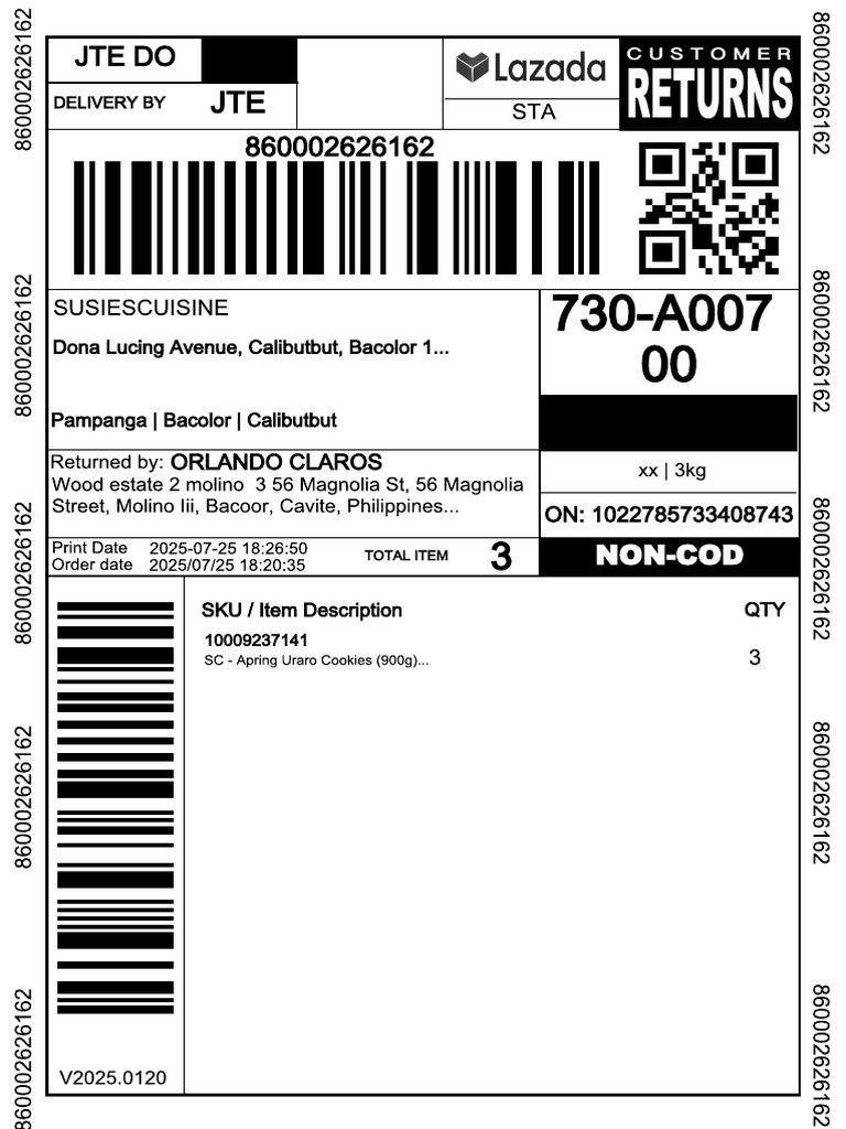 Return Label | PDF