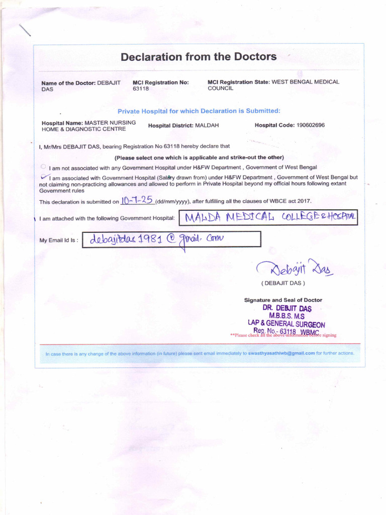 Declaration Form | PDF