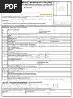 NPS Premature Exit Claim Form | PDF | Life Annuity | Financial Services