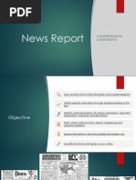 Newspaper Report Writing Structure | PDF