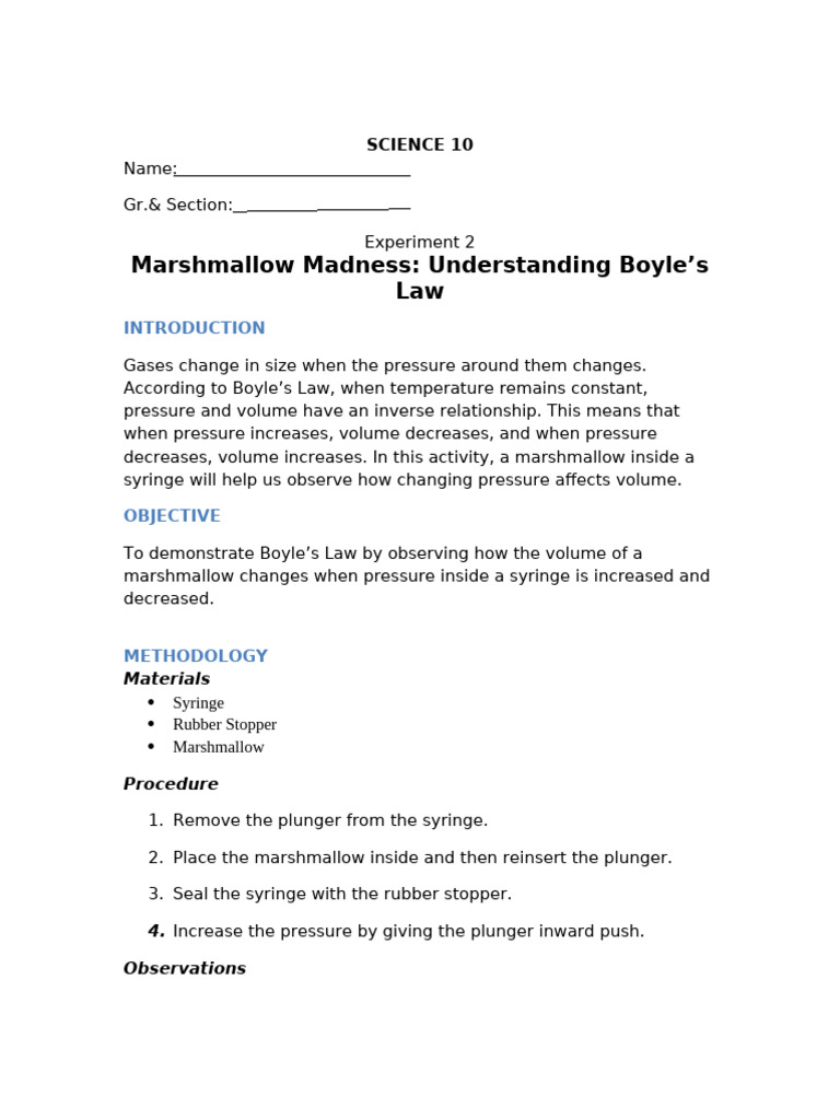 Marshmallow Boyles | PDF