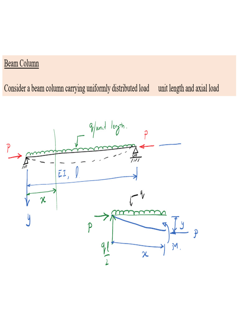 Beam Column | PDF | Beam (Structure) | Applied Mathematics