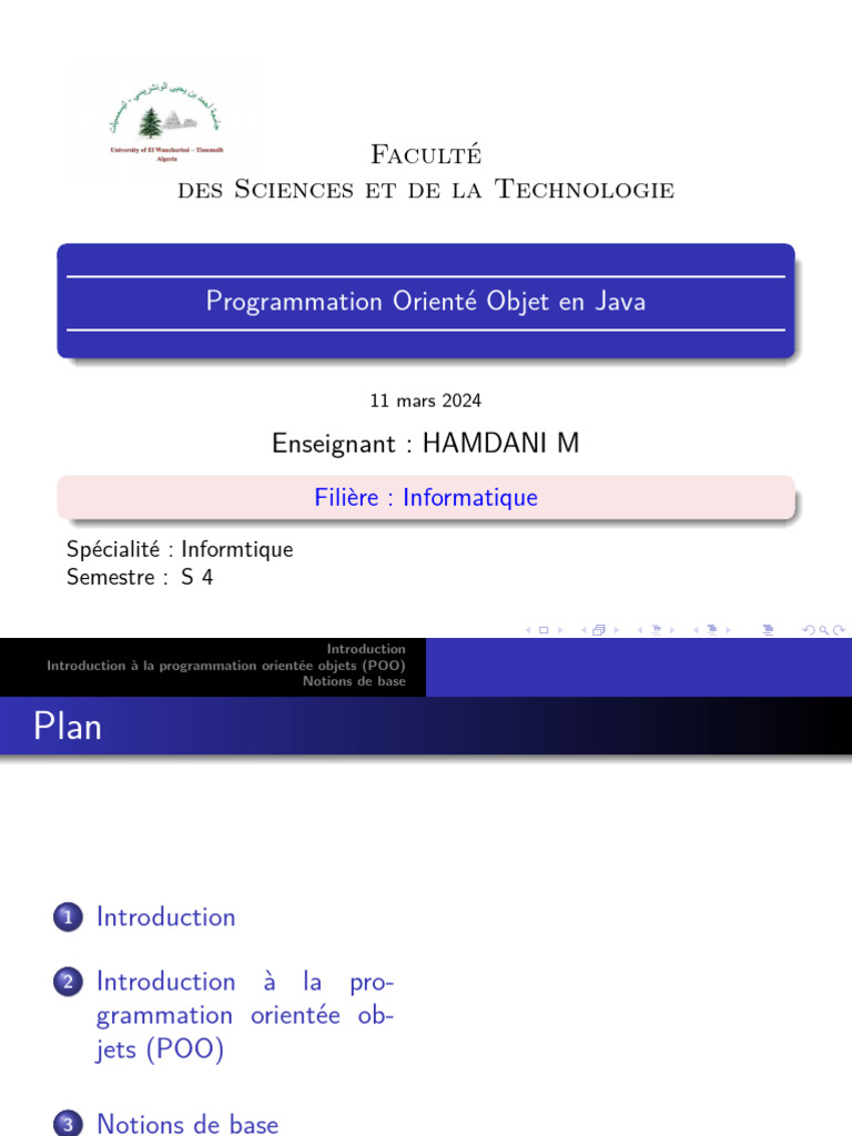 OOP 01 - Introduction | PDF | Programmation orientée objet ...