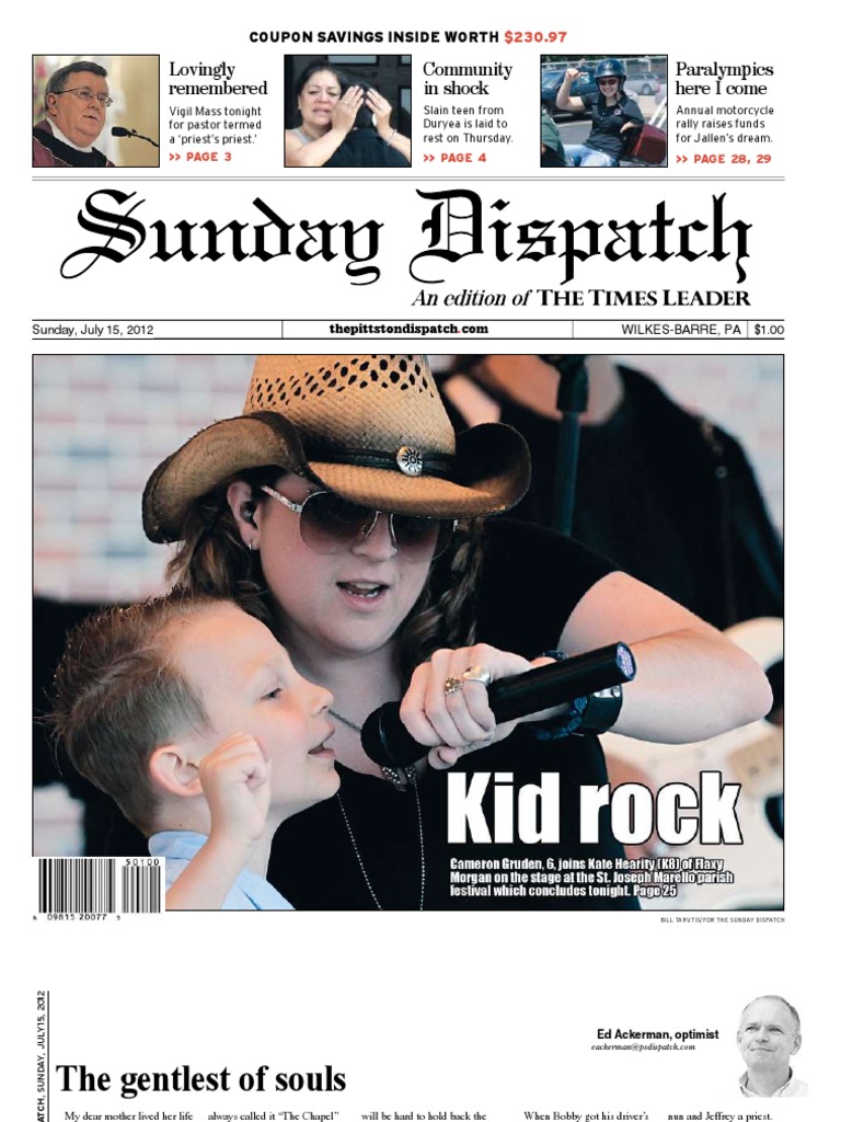 The Pittston Dispatch 07-15-2012, PDF, Flood