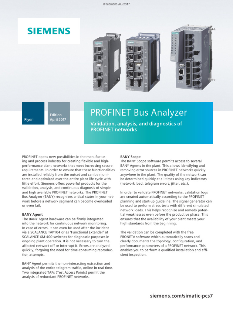 Profinet Bus Analyzer | PDF | Computer Engineering | Computer Science