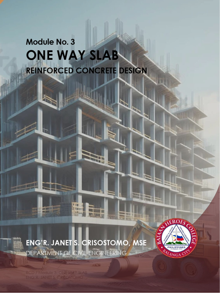 RCD Mod. 3 - One Way Slab | PDF | Beam (Structure) | Reinforced Concrete