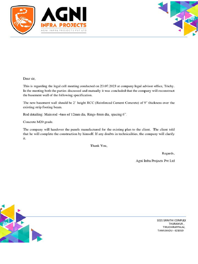 Solution Letter | PDF