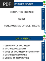 5.0 Fundamental of Multimedia