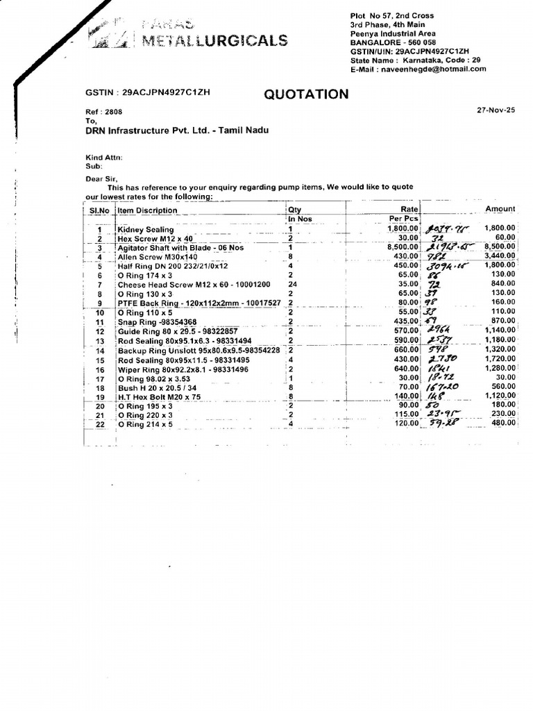 Boom Pump Quotation 02.12.2025 | PDF