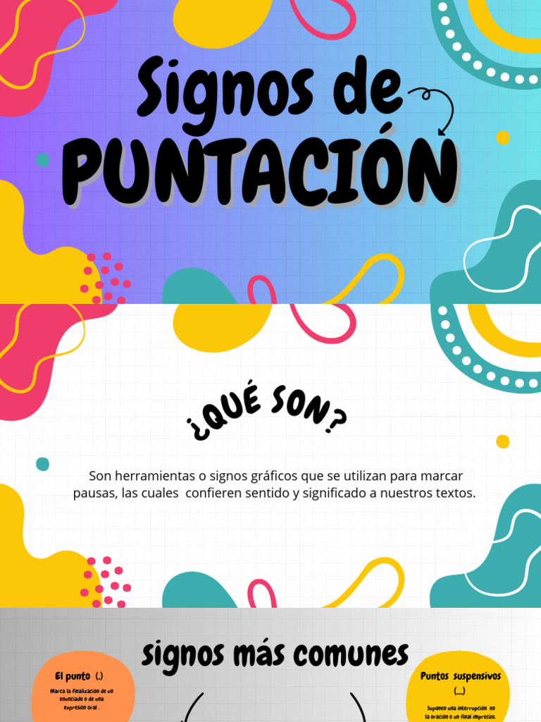 Signos de Puntuación | PDF | Coma | Gramática