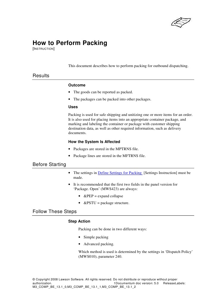 Packing Packaging And Labeling Software