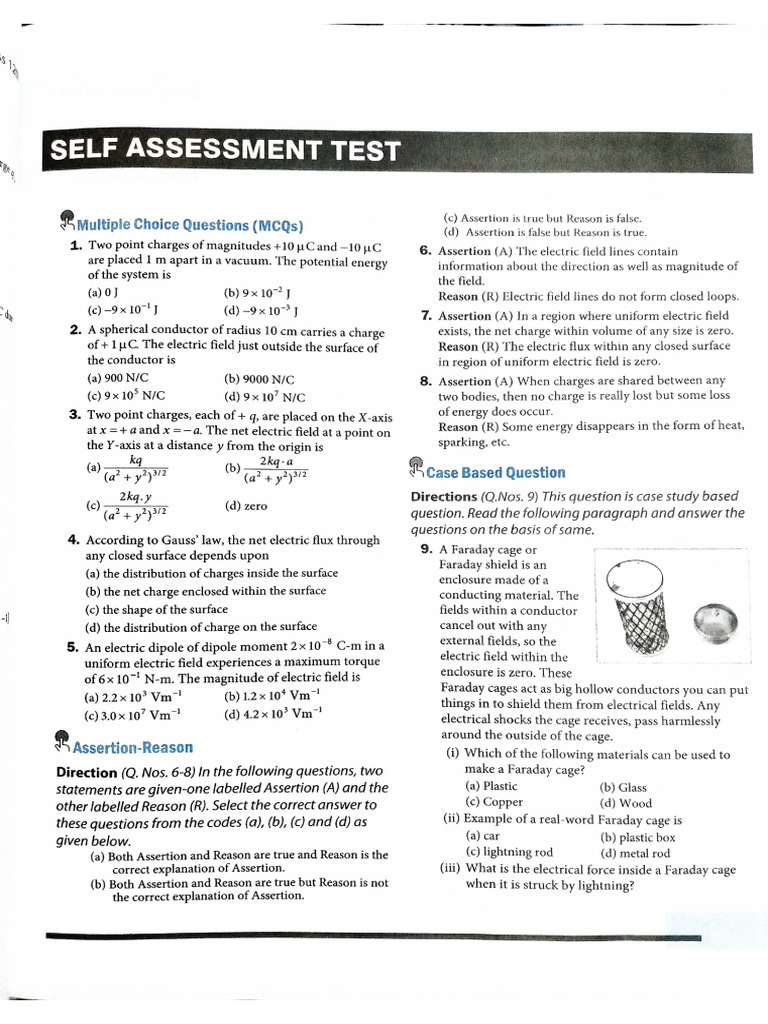 Chapter 1 Self Assessment | PDF