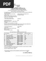 RTO Form 22: Vehicle Compliance Certificate | PDF | Transport | Vehicles