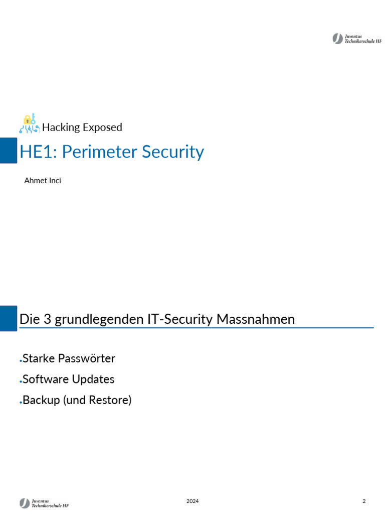 HE1 Perimeter Security | PDF