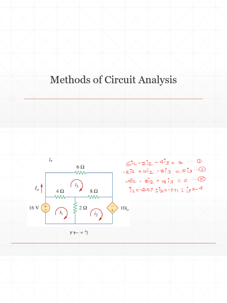 L-5 Mesh Analysis | PDF