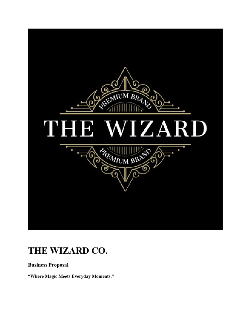 The Wizard - Business Proposal | PDF | Brand | Marketing