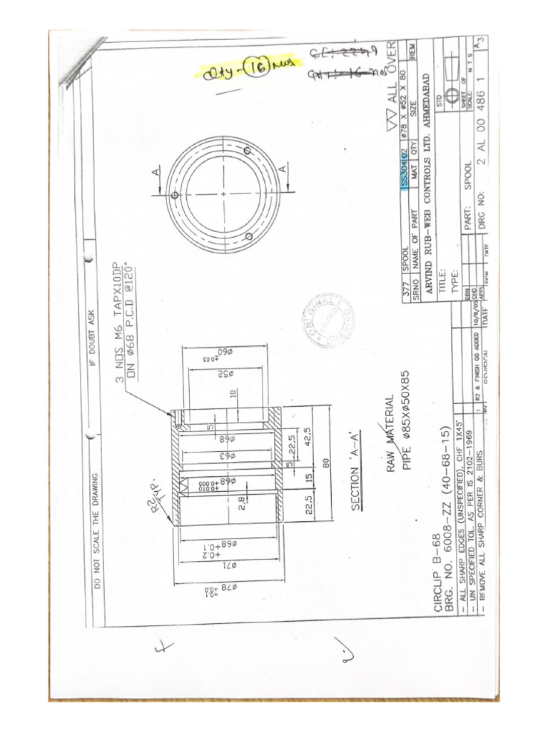 Do Not Scale The Drawing-2 | PDF