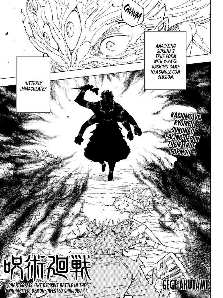 Jujutsu Kaisen - Chapter 238 | PDF