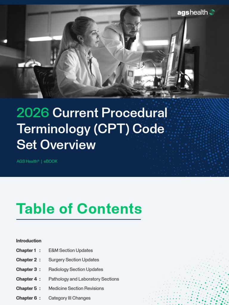 2026 Current Procedural Terminology Code Set Overview | PDF ...