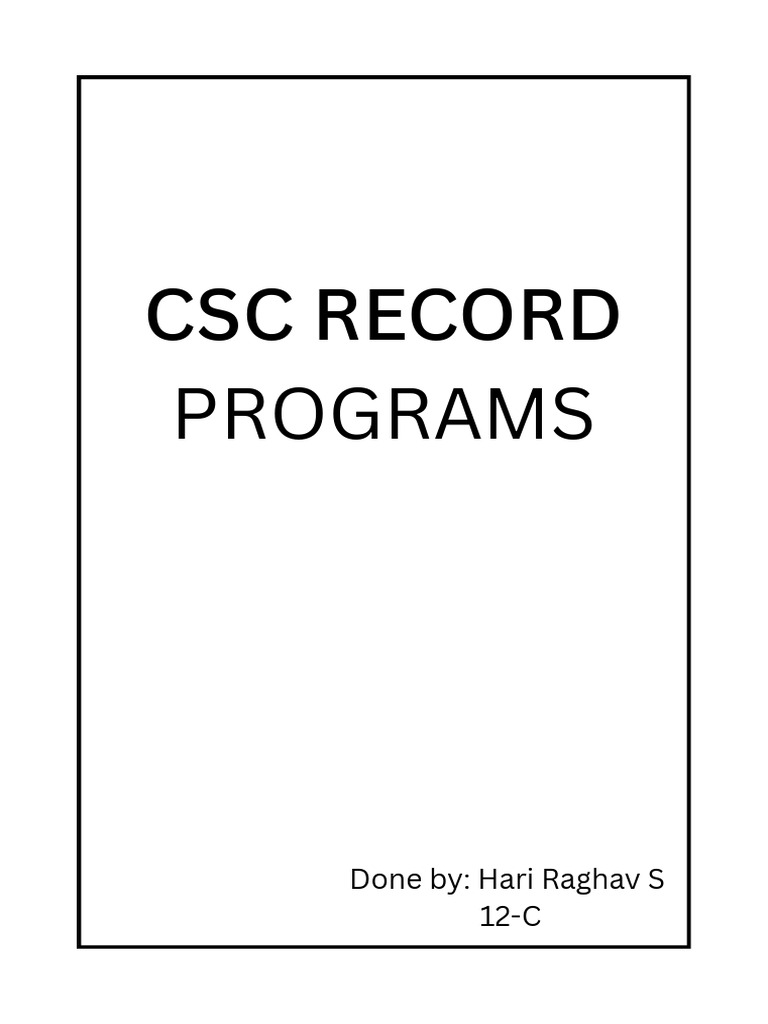 CSC Record Programs - 20250831 - 192218 - 0000-2 | PDF | Letter Case ...