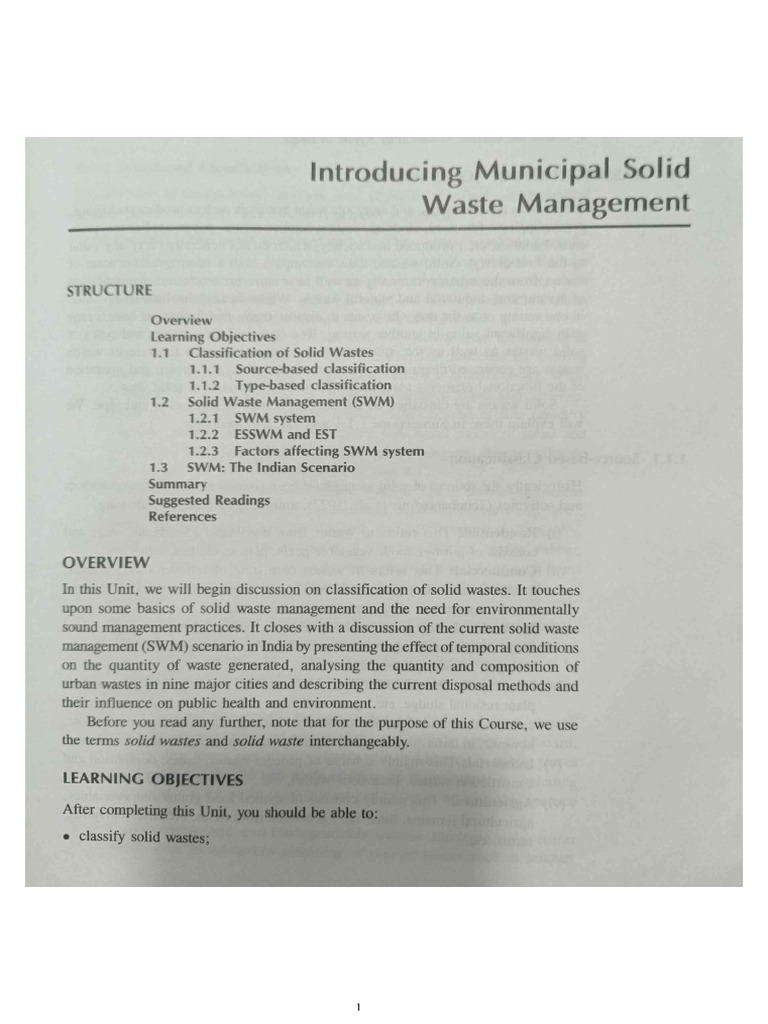 Unit I - Introducing SWM | PDF