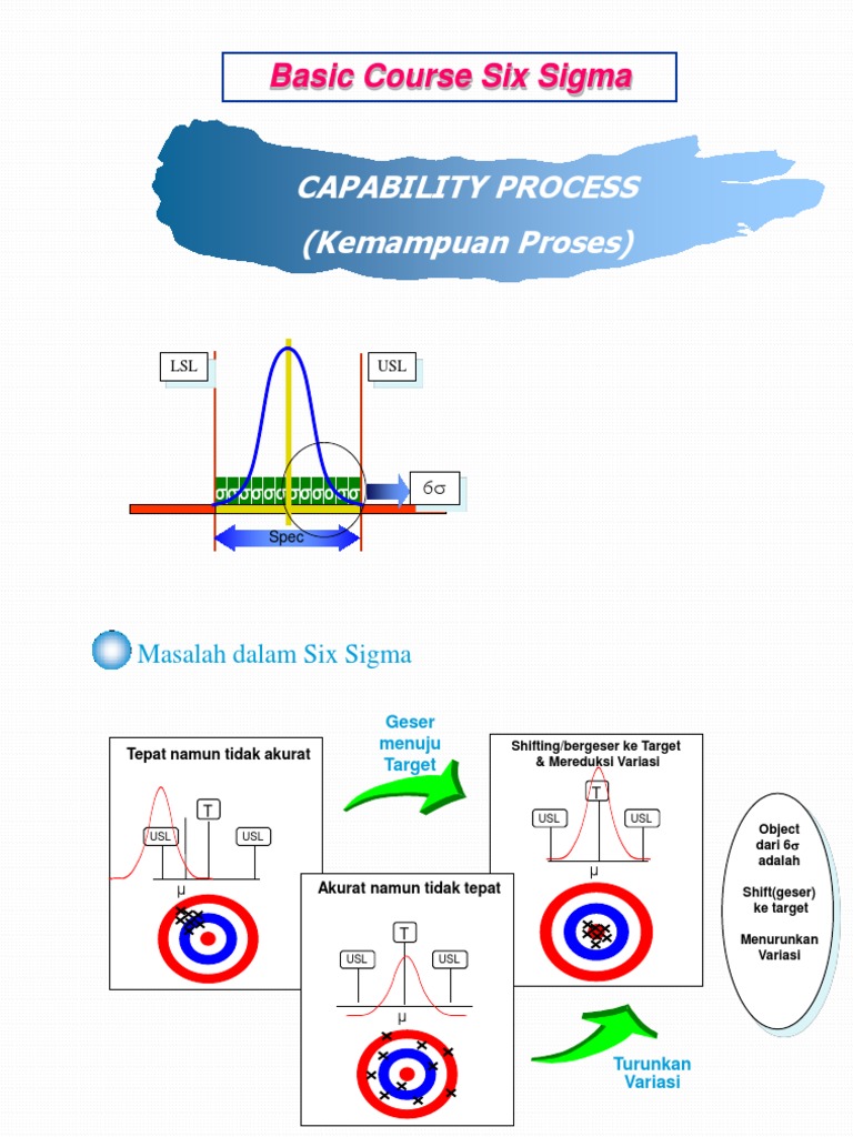 Six Sigma - Capability Process - Step 04 | PDF | Teknologi & Rekayasa ...