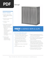Excelair HEPA Filter Technical Guide | PDF | Polyurethane | Materials
