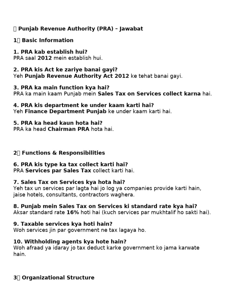 Department Related Questions | PDF | Taxes | Public Finance