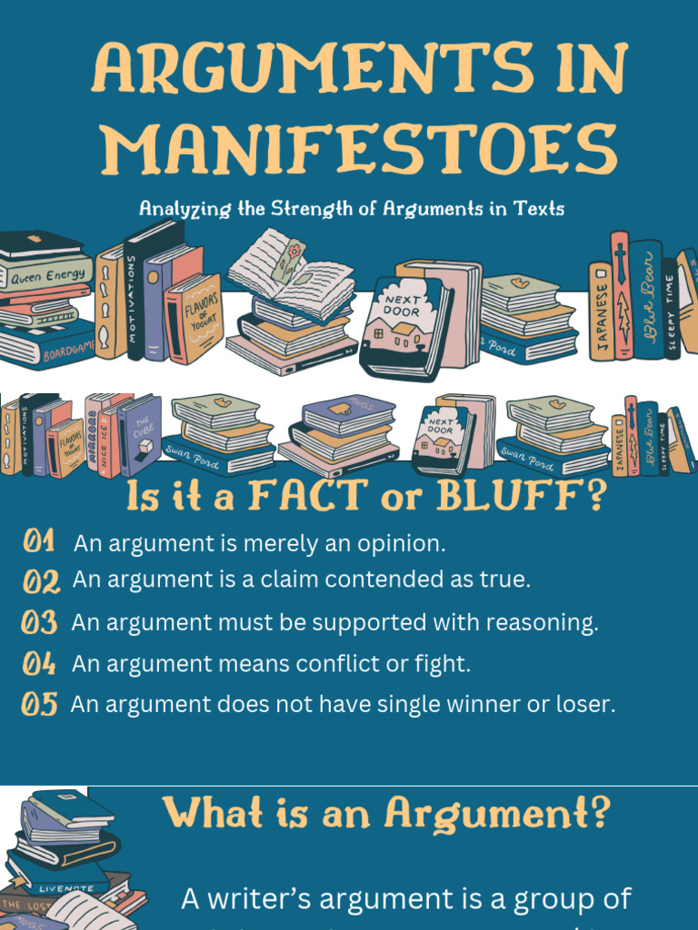 EAPP Q4 M1 Arguments-in-Manifestoes-1 | PDF | Argument | Epistemology
